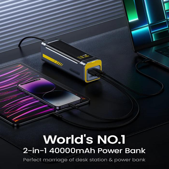 Shop and buy AOHI AOC-P010 Starship 40,000mAh Power Bank 140W Charger with 3FT C-C Cable| Casefactorie® online with great deals and sales prices with fast and safe shipping. Casefactorie is the largest Singapore official authorised retailer for the largest collection of mobile premium accessories.