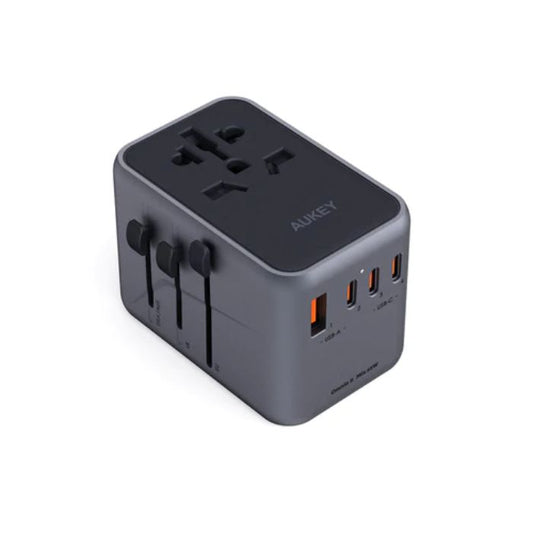 Shop and buy AUKEY PA-TA08 65W PD Universal Travel Adapter charge 5 devices UK/US/EU/AU Plug Power Delivery| Casefactorie® online with great deals and sales prices with fast and safe shipping. Casefactorie is the largest Singapore official authorised retailer for the largest collection of mobile premium accessories.