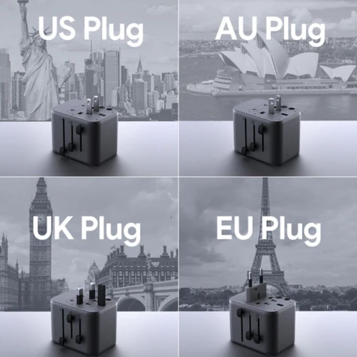 Shop and buy AUKEY PA-TA08 65W PD Universal Travel Adapter charge 5 devices UK/US/EU/AU Plug Power Delivery| Casefactorie® online with great deals and sales prices with fast and safe shipping. Casefactorie is the largest Singapore official authorised retailer for the largest collection of mobile premium accessories.