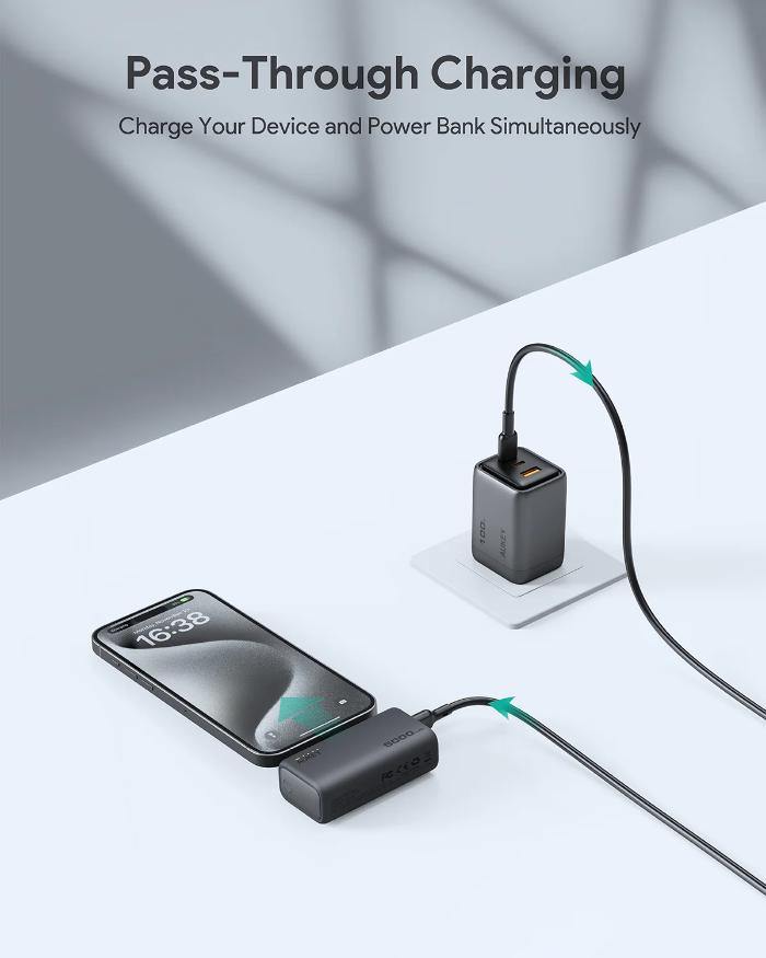 Shop and buy AUKEY PB-Y59 Spark Mini 5000mAh 22.5W Compact Powerbank with USB-C Connector Kickstand Fast Charging| Casefactorie® online with great deals and sales prices with fast and safe shipping. Casefactorie is the largest Singapore official authorised retailer for the largest collection of mobile premium accessories.