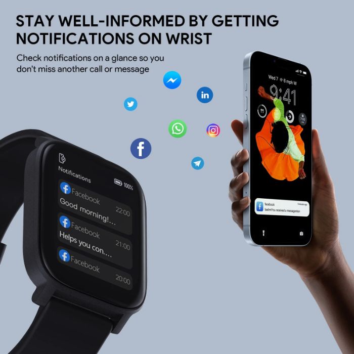 Shop and buy AUKEY SW-1S Talk Smart Watch heart rate blood oxygen sleep monitoring Long battery life workout mode| Casefactorie® online with great deals and sales prices with fast and safe shipping. Casefactorie is the largest Singapore official authorised retailer for the largest collection of mobile premium accessories.