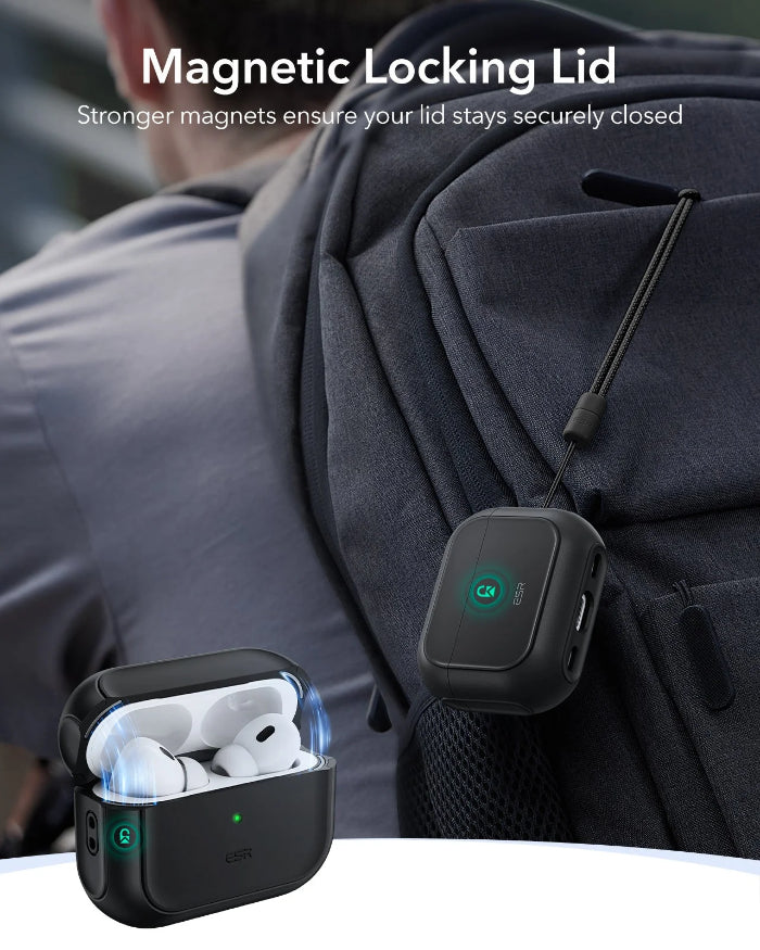 ESR Orbit Hybrid Case for AirPods Pro 3 (2025) with HaloLock