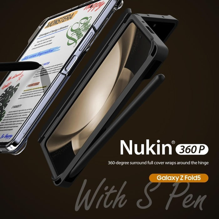 Shop and buy Araree Nukin 360 P Protection Case for Samsung Galaxy Z Fold 5 5G (2023) with S Pen Holder| Casefactorie® online with great deals and sales prices with fast and safe shipping. Casefactorie is the largest Singapore official authorised retailer for the largest collection of mobile premium accessories.