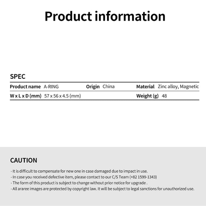Araree Magnetic A-Ring