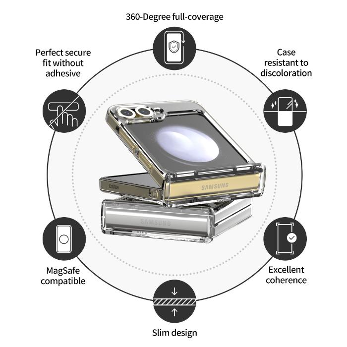 Shop and buy Araree Nukin 360 Magnetic Case Samsung Galaxy Z Flip 6 (2024) Impact-resistant Long-lasting clarity| Casefactorie® online with great deals and sales prices with fast and safe shipping. Casefactorie is the largest Singapore official authorised retailer for the largest collection of mobile premium accessories.
