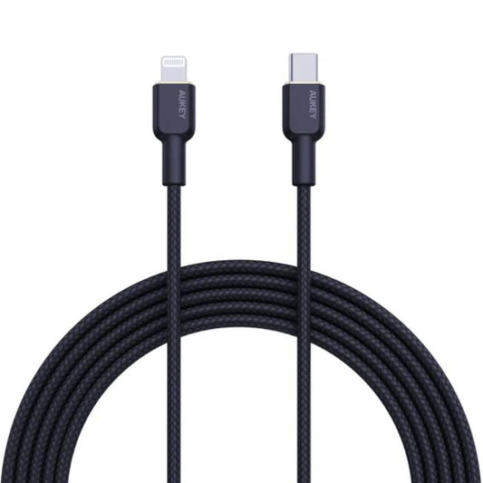 Shop and buy Aukey CB-KCL1 Circlet CL Aramid Fiber Core USB-C To Lightning Cable| Casefactorie® online with great deals and sales prices with fast and safe shipping. Casefactorie is the largest Singapore official authorised retailer for the largest collection of mobile premium accessories.