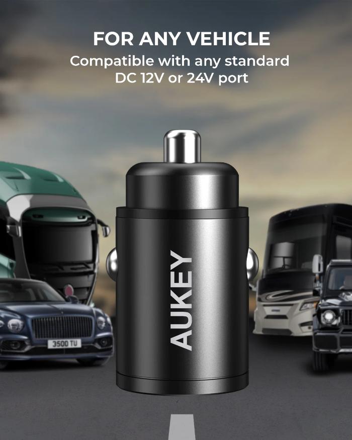 Shop and buy Aukey CC-A3 30W PD Metal Dual Port Fast Car Charger with PPS & QC 3.0| Casefactorie® online with great deals and sales prices with fast and safe shipping. Casefactorie is the largest Singapore official authorised retailer for the largest collection of mobile premium accessories.