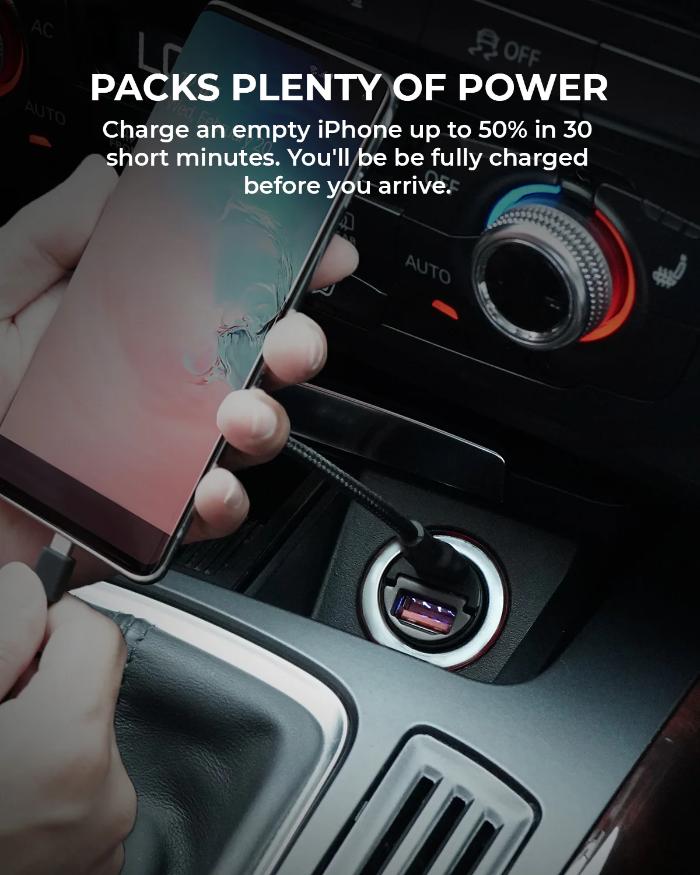 Shop and buy Aukey CC-A3 30W PD Metal Dual Port Fast Car Charger with PPS & QC 3.0| Casefactorie® online with great deals and sales prices with fast and safe shipping. Casefactorie is the largest Singapore official authorised retailer for the largest collection of mobile premium accessories.