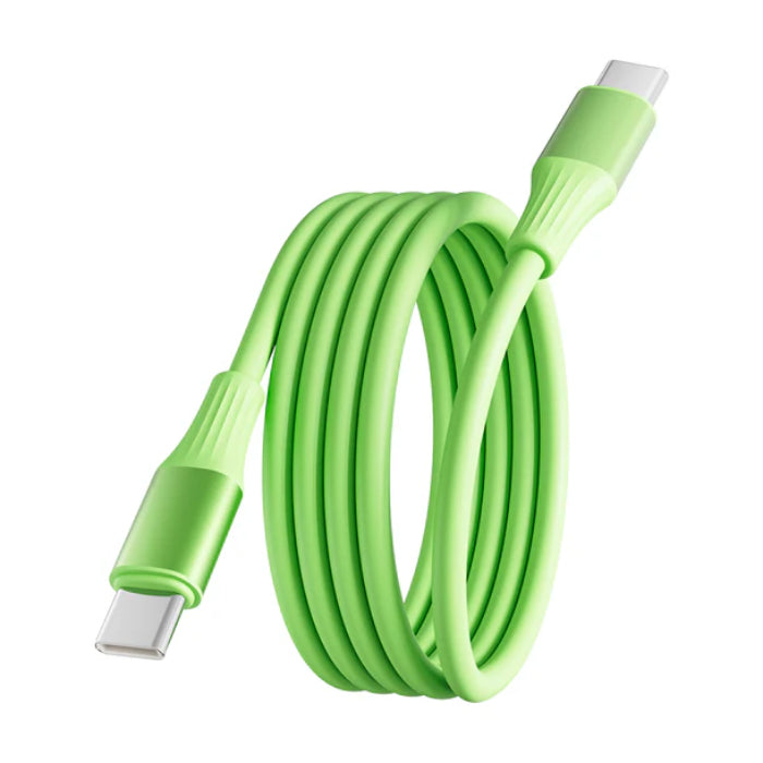 BASEMO 240W Type-C Magnetic Silicone Data Cable, 480Mbps Max