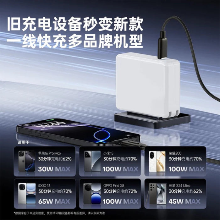 BASEMO X10F 100W Fast-Charging All-Purpose Data Cable