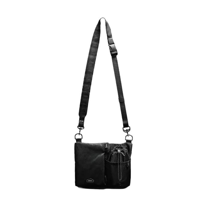 Black Bitplay Black Series Sacoche 2L Crossbody Bag/Chest Bag on a white background