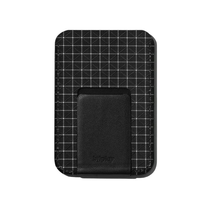 Grid Bitplay Magnetic Ultra Slim Wallet Stand on a white background