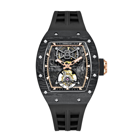 CRONUS ART Watch CM002-052 Tourbillon Carbon Fiber Skeleton Watch