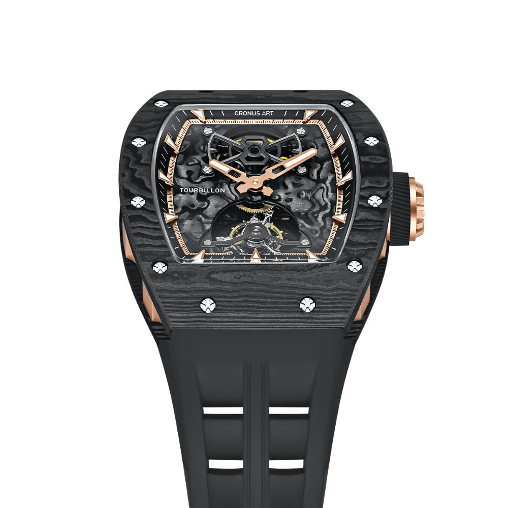 CRONUS ART Watch CM002-052 Tourbillon Carbon Fiber Skeleton Watch