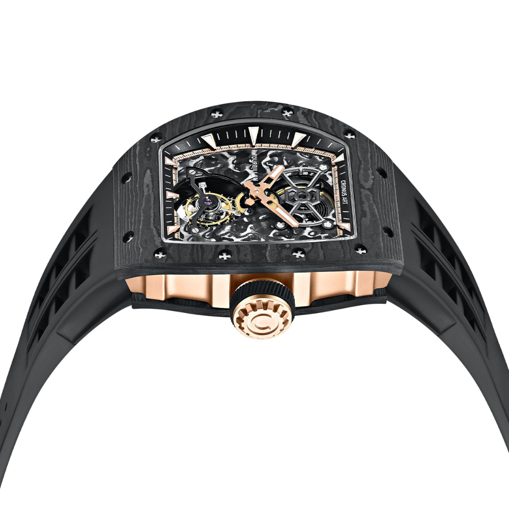CRONUS ART Watch CM002-052 Tourbillon Carbon Fiber Skeleton Watch