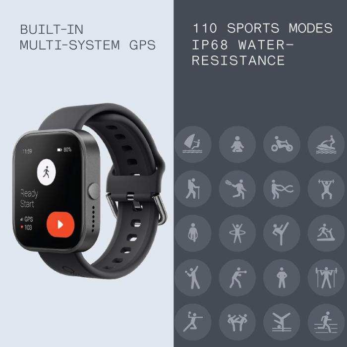Shop and buy CMF BY NOTHING D395 Watch Pro Smart Watch 1.96" AMOLED Display Built-in Multi-system GPS Health Monitor| Casefactorie® online with great deals and sales prices with fast and safe shipping. Casefactorie is the largest Singapore official authorised retailer for the largest collection of mobile premium accessories.