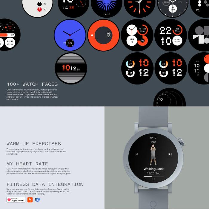 CMF Watch Pro 2 Smart Watch with Interchangeable Bezel AMOLED Display Casefactorie