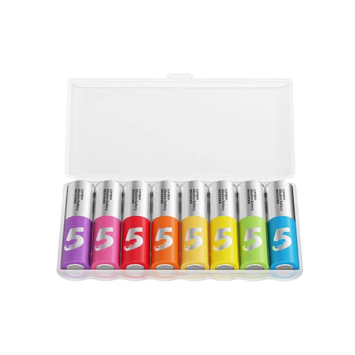 Shop and buy Cuktech B05 Alkaline Battery AA (8pcs) Rainbow colors Leak-proof Environmentally friendly| Casefactorie® online with great deals and sales prices with fast and safe shipping. Casefactorie is the largest Singapore official authorised retailer for the largest collection of mobile premium accessories.