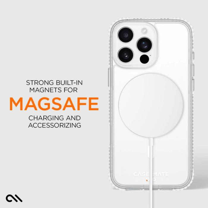 Shop and buy Case-Mate Tough D3O Magnetic Case iPhone 16 Pro Max 6.9" (2024) Shockproof Crystal Clear MagSafe| Casefactorie® online with great deals and sales prices with fast and safe shipping. Casefactorie is the largest Singapore official authorised retailer for the largest collection of mobile premium accessories.