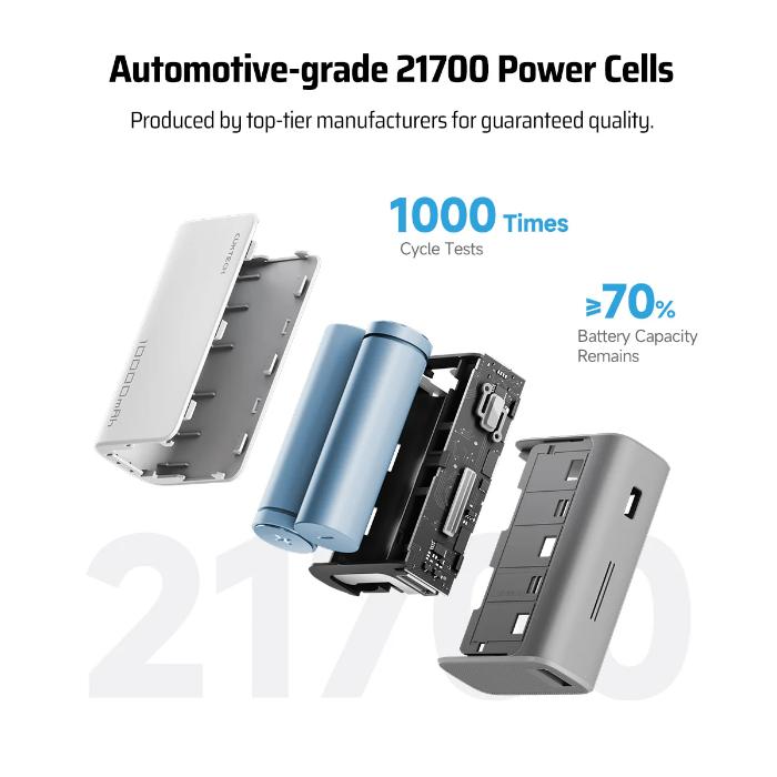 Shop and buy Cuktech PB100 30W 10000mAh Powerbank Supports low-current charging Airline-safe 2-way 30W charging power| Casefactorie® online with great deals and sales prices with fast and safe shipping. Casefactorie is the largest Singapore official authorised retailer for the largest collection of mobile premium accessories.