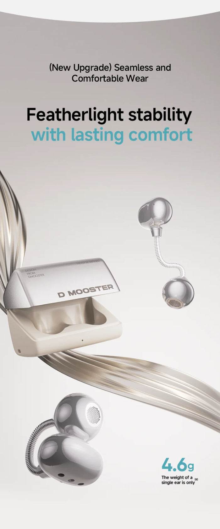 DMOOSTER D95 BT V6.0 AI Translation Bluetooth Earbuds