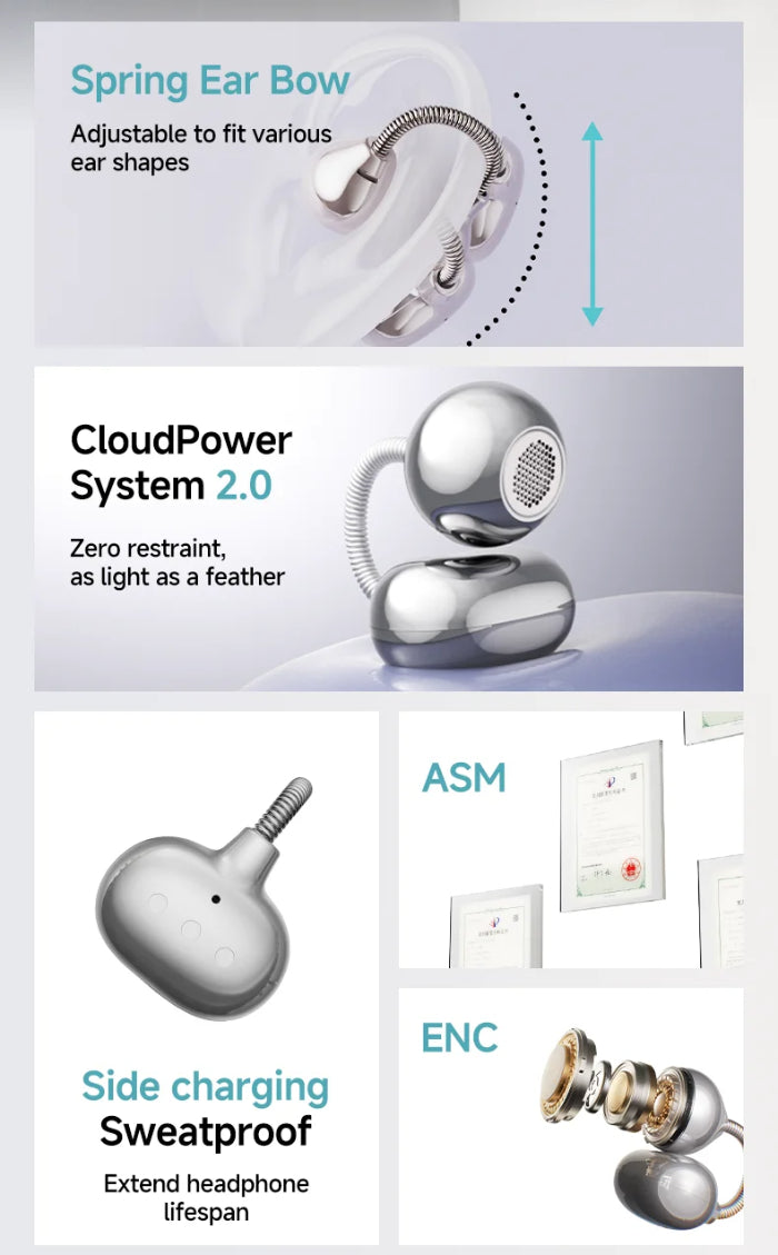 DMOOSTER D95 BT V6.0 AI Translation Bluetooth Earbuds