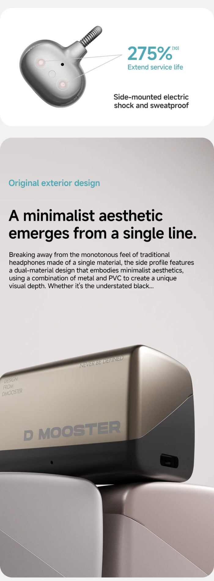 DMOOSTER D95 BT V6.0 AI Translation Bluetooth Earbuds