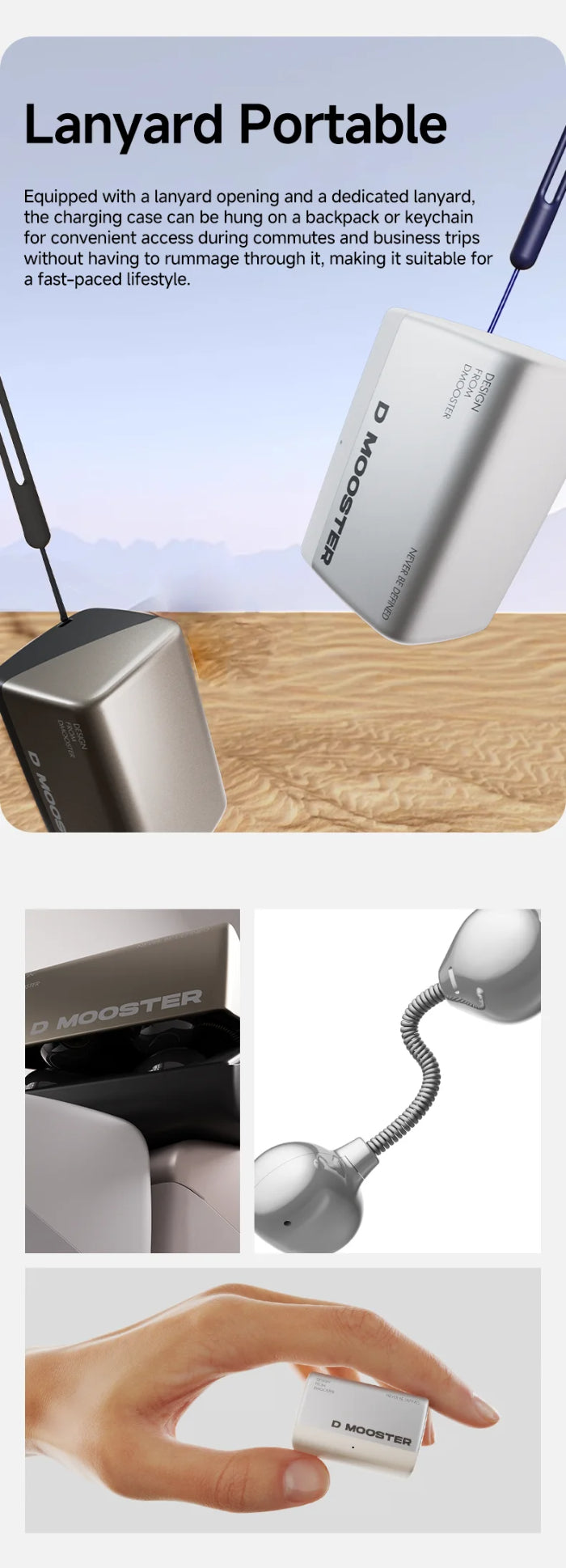 DMOOSTER D95 BT V6.0 AI Translation Bluetooth Earbuds