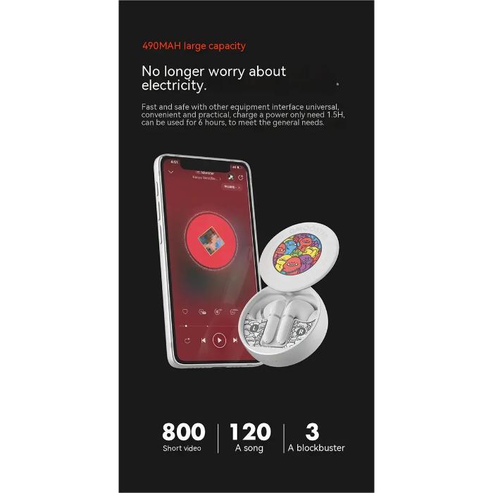 Shop and buy DMOOSTER D08 In-Ear ANC+ENC Active Noise Cancellation Bluetooth Sports Wireless Earphones| Casefactorie® online with great deals and sales prices with fast and safe shipping. Casefactorie is the largest Singapore official authorised retailer for the largest collection of mobile premium accessories.