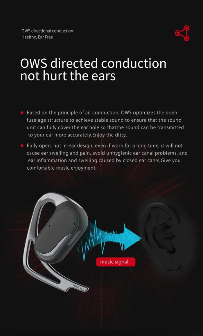 Shop and buy DMOOSTER D13 Open-Ear Bluetooth 5.3 Wireless Earphones 6-8 hours music playback time| Casefactorie® online with great deals and sales prices with fast and safe shipping. Casefactorie is the largest Singapore official authorised retailer for the largest collection of mobile premium accessories.