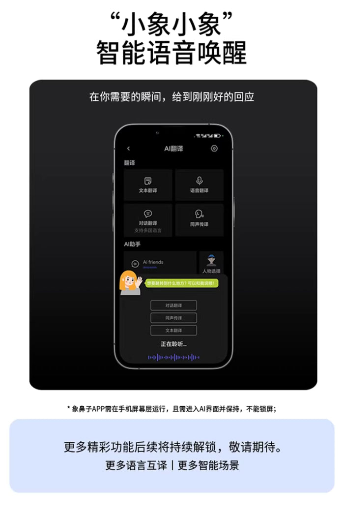 DMOOSTER D93 BT V6.0 AI Translation Bluetooth Earbuds