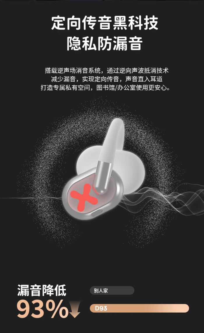 DMOOSTER D93 BT V6.0 AI Translation Bluetooth Earbuds