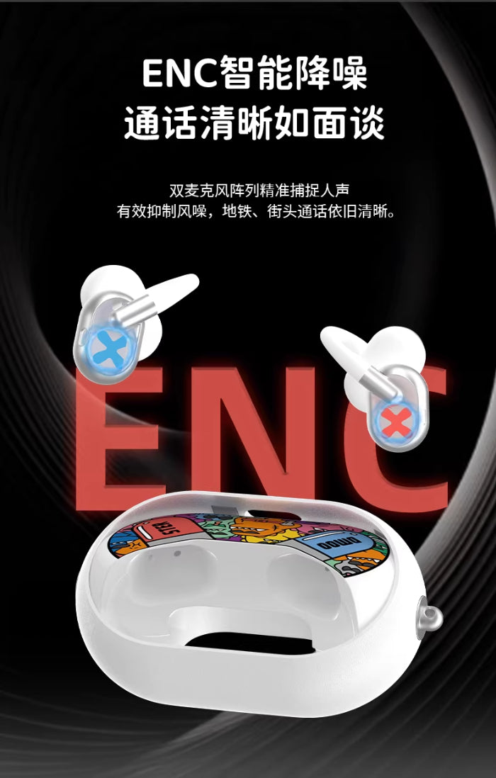 DMOOSTER D93 BT V6.0 AI Translation Bluetooth Earbuds