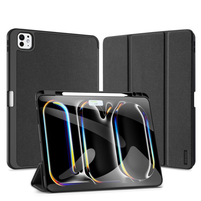 DOMO Dux Ducis Folio Case for iPad Pro 13" (2024) with stand feature on a white background