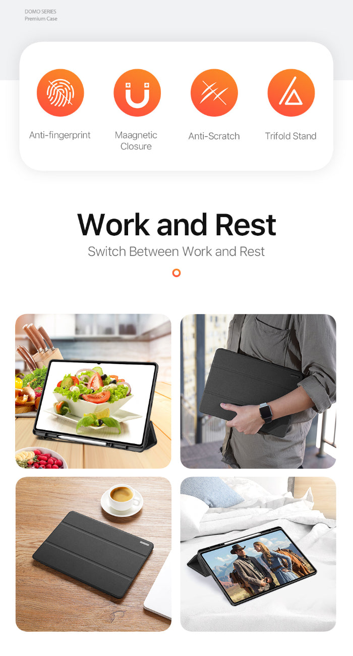 Dux Ducis Domo Protection Case for Samsung Galaxy Tab S11 Ultra (2025)