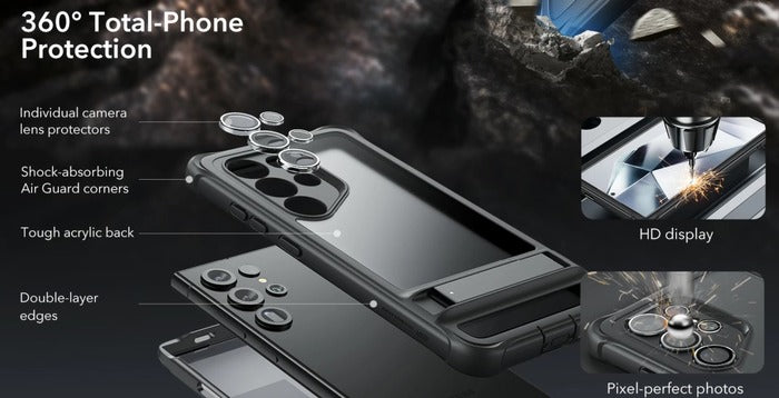 Galaxy S24 Ultra Boost Kickstand Case