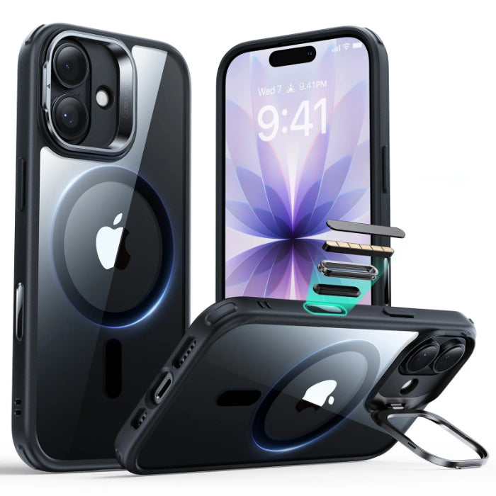 ESR Classic Hybrid Magnetic Case for iPhone 17 6.3" (2025) with Stash Stand