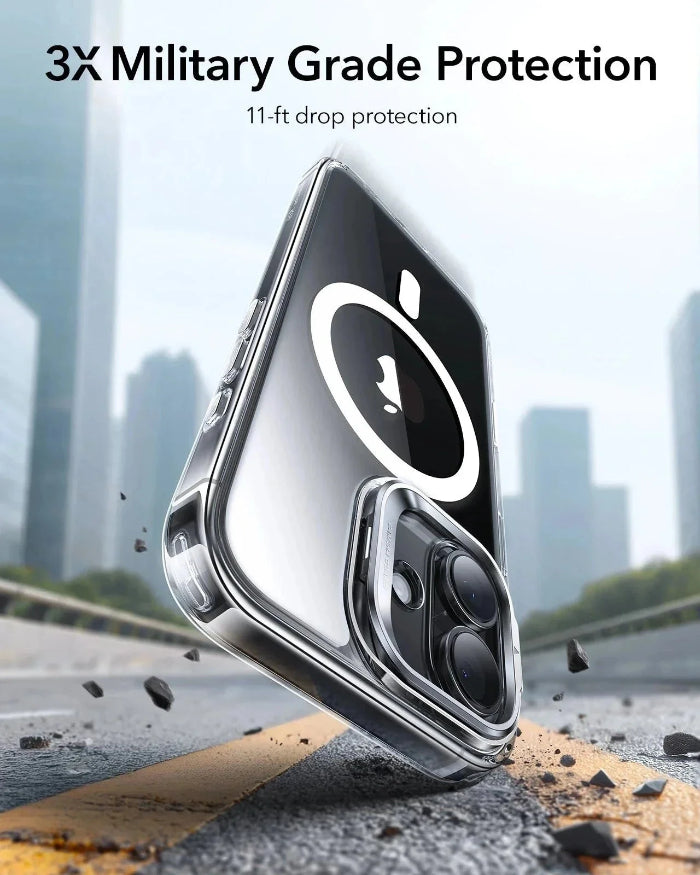 ESR Classic Hybrid Magnetic Case for iPhone 17 6.3" (2025) with Stash Stand