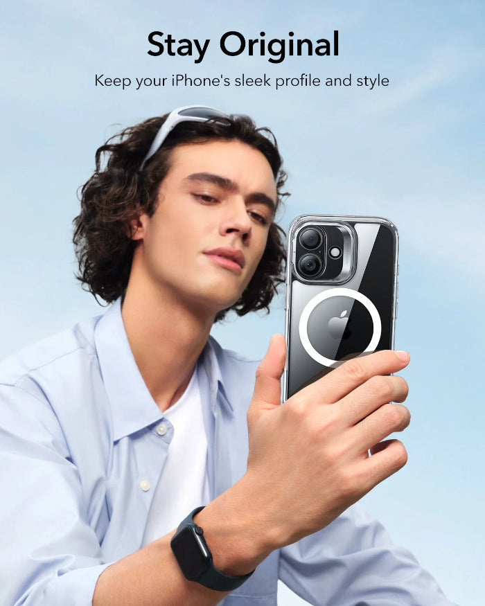 ESR Classic Hybrid Magnetic Case for iPhone 17 6.3" (2025) with Stash Stand