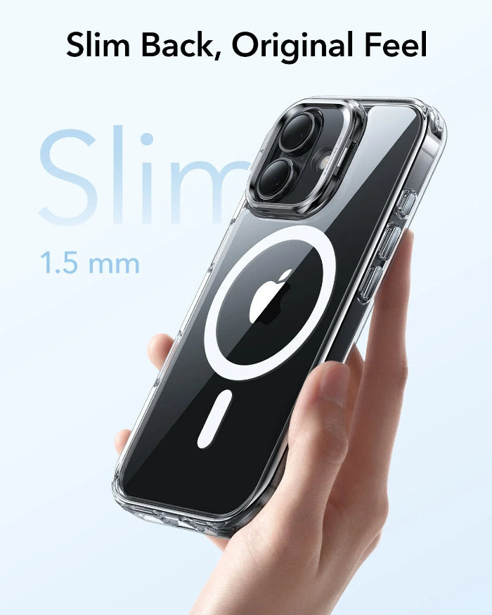 ESR Classic Hybrid Magnetic Case for iPhone 17 6.3" (2025) with Stash Stand