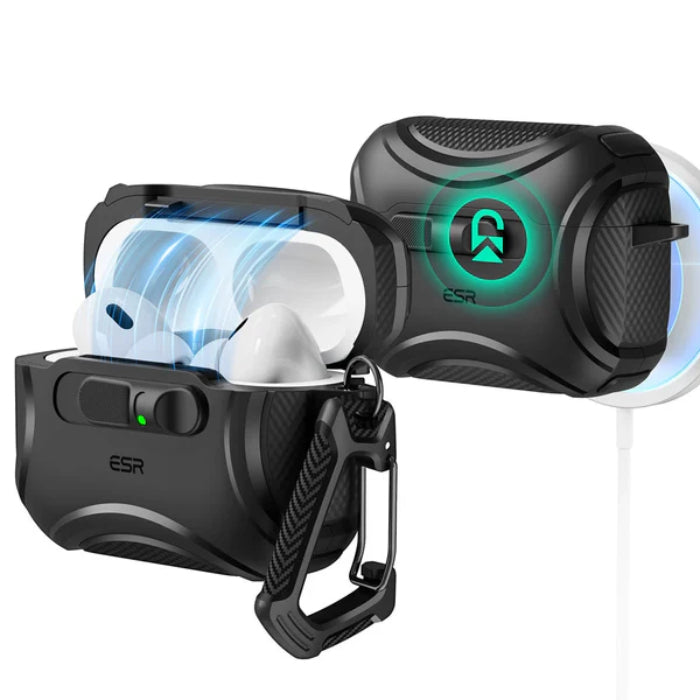 ESR Cyber Armor FlickLock Case for AirPods Pro 3 (2025) with HaloLock