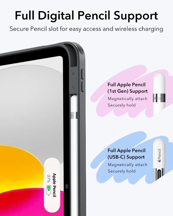 Shop and buy ESR Flip Hybrid Case iPad Air 13" (2025/2024) with Pencil Holder| Casefactorie® online with great deals and sales prices with fast and safe shipping. Casefactorie is the largest Singapore official authorised retailer for the largest collection of mobile premium accessories.