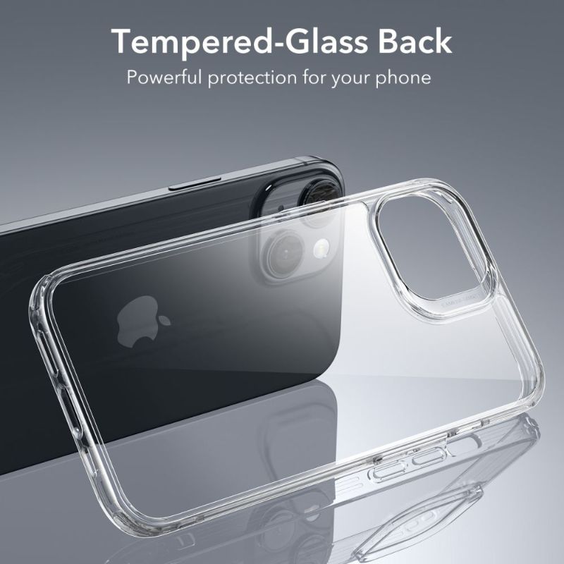 Shop and buy ESR Ice Shield Tempered Glass Case iPhone 15 Plus 2023 Shockproof Crystal-clear Tempered-Glass Back| Casefactorie® online with great deals and sales prices with fast and safe shipping. Casefactorie is the largest Singapore official authorised retailer for the largest collection of mobile premium accessories.