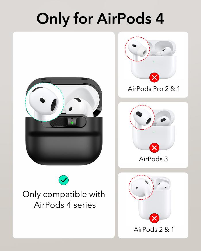 Shop and buy ESR Pulse FlickLock Case for AirPods 4 with HaloLock Drop-proof Fast easy place-and-go wireless charging| Casefactorie® online with great deals and sales prices with fast and safe shipping. Casefactorie is the largest Singapore official authorised retailer for the largest collection of mobile premium accessories.