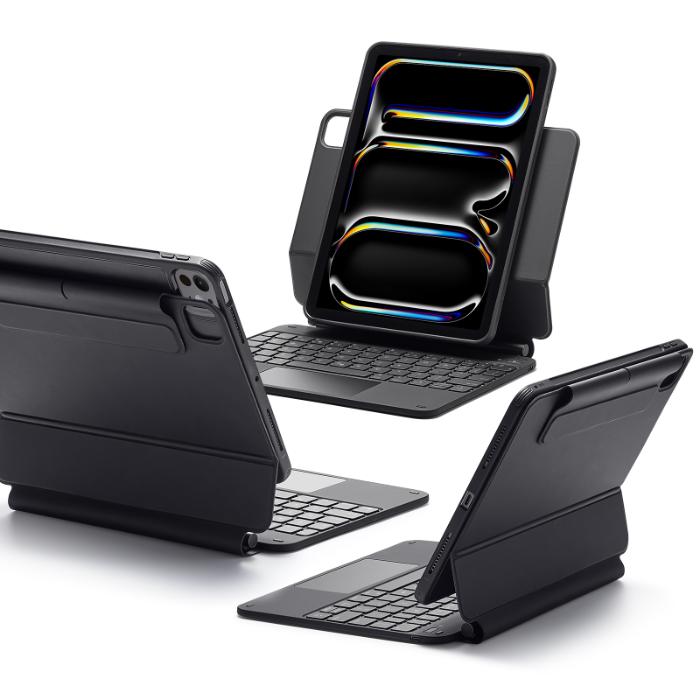 Shop and buy ESR Rebound Magnetic Keyboard 360 Case for iPad Pro 11" (2024) Magnetic Stand Detachable Back| Casefactorie® online with great deals and sales prices with fast and safe shipping. Casefactorie is the largest Singapore official authorised retailer for the largest collection of mobile premium accessories.