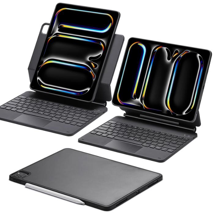 Shop and buy ESR Rebound Magnetic Keyboard 360 Case for iPad Pro 13" (2024) Magnetic Stand Detachable Back| Casefactorie® online with great deals and sales prices with fast and safe shipping. Casefactorie is the largest Singapore official authorised retailer for the largest collection of mobile premium accessories.