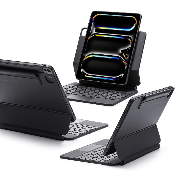 Shop and buy ESR Rebound Magnetic Keyboard 360 Case for iPad Pro 13" (2024) Magnetic Stand Detachable Back| Casefactorie® online with great deals and sales prices with fast and safe shipping. Casefactorie is the largest Singapore official authorised retailer for the largest collection of mobile premium accessories.