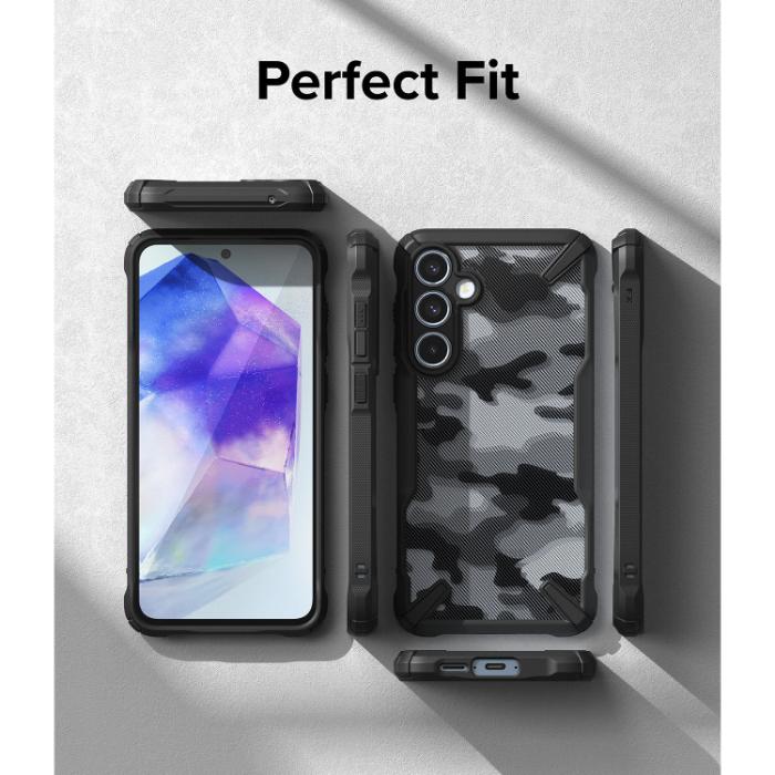 Shop and buy Ringke Fusion X Design Case for Samsung Galaxy A55 5G (2024) Shockproof  Comfortable Grip Camouflage| Casefactorie® online with great deals and sales prices with fast and safe shipping. Casefactorie is the largest Singapore official authorised retailer for the largest collection of mobile premium accessories.