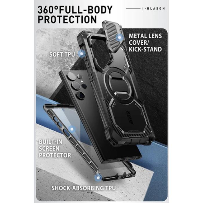 CamShield Armor Hülle kompatibel mit Samsung Galaxy S24 Ultra Case Ka