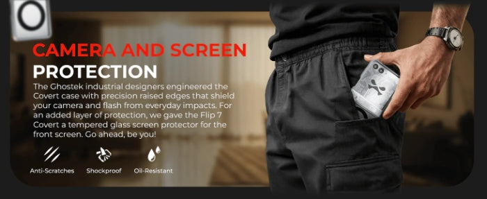 Ghostek Covert 7 Protection Case for Samsung Galaxy Z Flip 7 (2025)